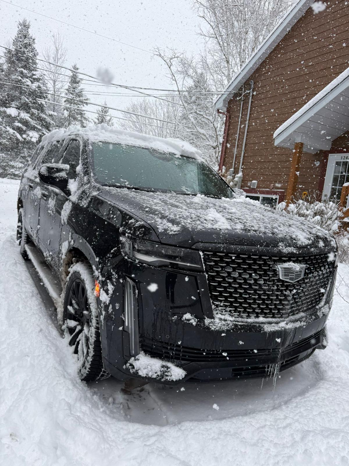 Premium SUV – winter driving conditions